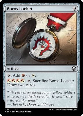Boros Locket C21 236 NM Magic: The Gathering