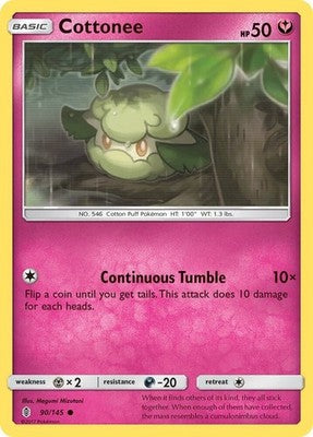 Cottonee 90/145 SM - Guardians Rising Pokémon TCG