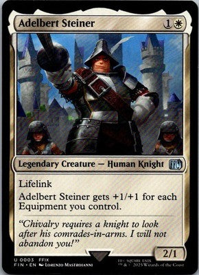 Adelbert Steiner 3 Uncommon FINAL FANTASY Magic: The Gathering Near Mint