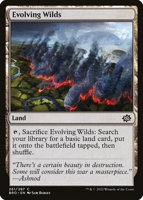 Evolving Wilds BRO 261 NM Magic: The Gathering