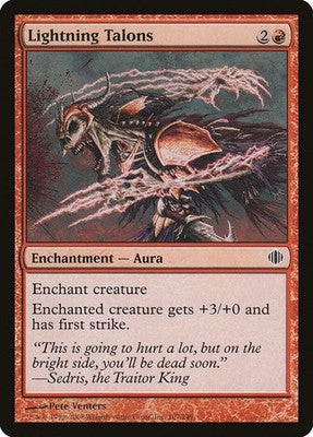 Lightning Talons ALA 107 LP Magic: The Gathering
