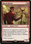 Harsh Mentor AKH 135 Foil LP Magic: The Gathering