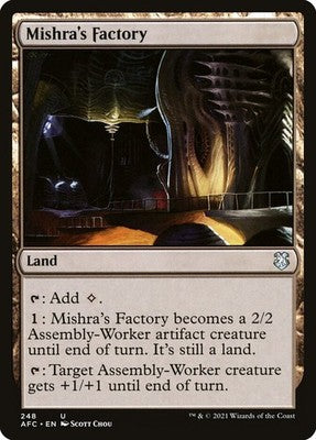 Mishra's Factory AFC 248 NM Magic: The Gathering