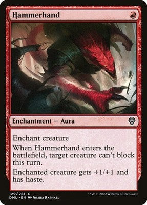 Hammerhand DMU 129 NM Magic: The Gathering