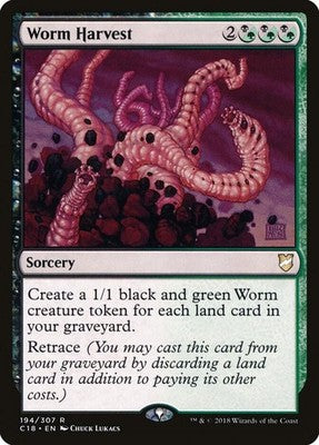 Worm Harvest C18 194 NM Magic: The Gathering