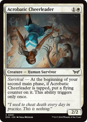 Acrobatic Cheerleader DSK 1 NM Magic: The Gathering