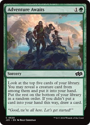 Adventure Awaits J25 620 NM Magic: The Gathering
