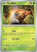Grubbin 018/162 SV05: Temporal Forces Pokémon TCG