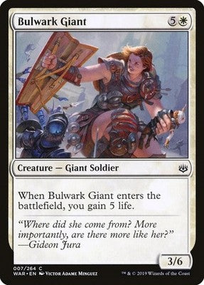 Bulwark Giant WAR 7 NM Magic: The Gathering