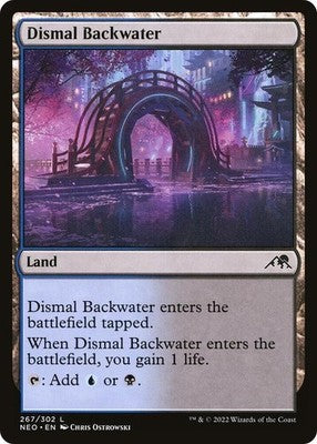Dismal Backwater NEO 267 Foil NM Magic: The Gathering