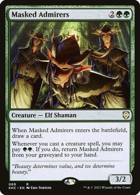 Masked Admirers KHC 69 NM Magic: The Gathering