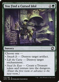You Find a Cursed Idol AFR 213 Foil NM Magic: The Gathering