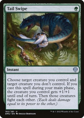 Tail Swipe DMU 182 NM Magic: The Gathering