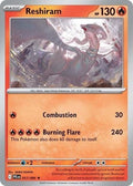Reshiram 017/094 ME02: Phantasmal Flames Reverse Holofoil Pokémon TCG