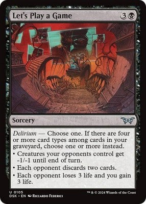 Let's Play a Game DSK 105 NM Magic: The Gathering