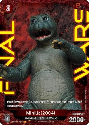 Minilla (2004) ( ) EBP04-037+ Booster Set 4: Endless Wars Foil Godzilla Card Gam