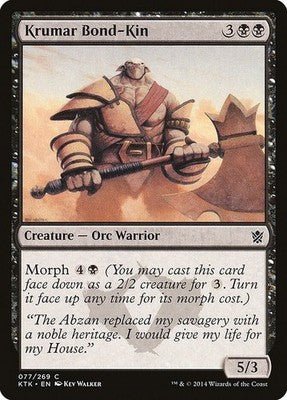 Krumar Bond-Kin KTK 77 NM Magic: The Gathering