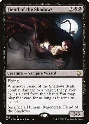 Fiend of the Shadows AFC 99 NM Magic: The Gathering