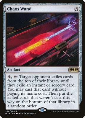 Chaos Wand M19 228 NM Magic: The Gathering