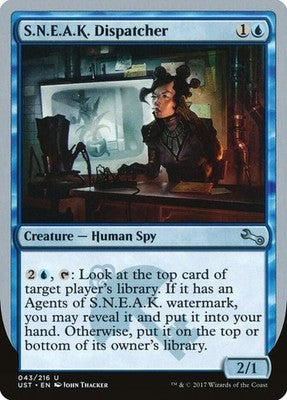 S.N.E.A.K. Dispatcher UST 43 NM Magic: The Gathering