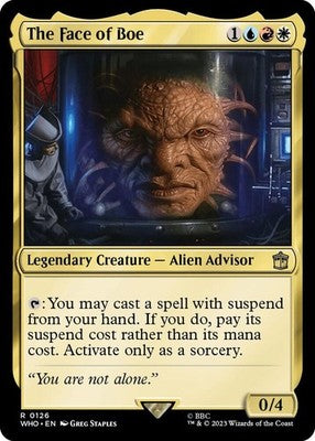 The Face of Boe WHO 126 NM Magic: The Gathering