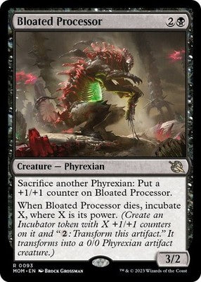 Bloated Processor MOM 93 NM Magic: The Gathering