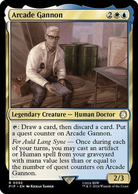 Arcade Gannon PIP 92 NM Magic: The Gathering