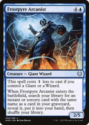 Frostpyre Arcanist KHM 58 NM Magic: The Gathering