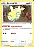 Dunsparce Fusion Strike 207/264 Uncommon Pokémon — English Lightly Played