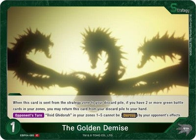 The Golden Demise ( ) EBP04-085 Booster Set 4: Endless Wars Godzilla Card Game