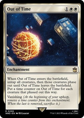 Out of Time WHO 209 NM Magic: The Gathering