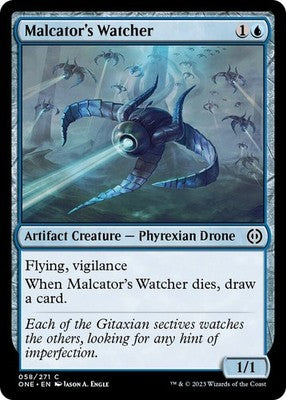 Malcator's Watcher ONE 58 NM Magic: The Gathering