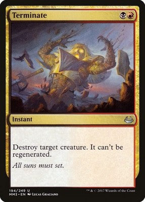 Terminate MM3 194 NM Magic: The Gathering