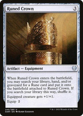 Runed Crown KHM 245 LP Magic: The Gathering