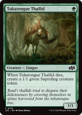 Tukatongue Thallid J25 733 NM Magic: The Gathering