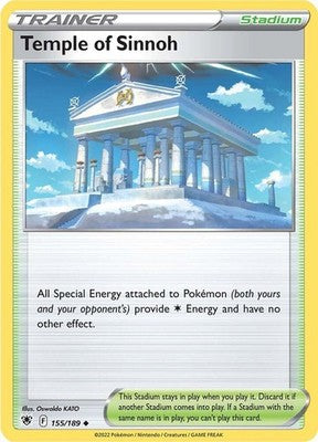 Temple of Sinnoh 155/189 SWSH10: Astral Radiance Pokémon TCG