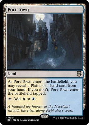 Port Town M3C 364 NM Magic: The Gathering