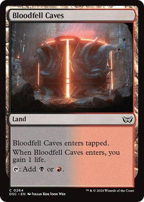 Bloodfell Caves DSC 264 NM Magic: The Gathering