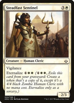 Steadfast Sentinel HOU 24 NM Magic: The Gathering