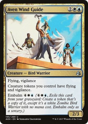 Aven Wind Guide AKH 195 NM Magic: The Gathering