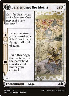 Befriending the Moths // Imperial Moth NEO 4 NM Magic: The Gathering