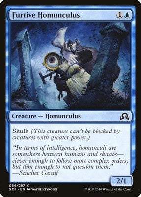 Furtive Homunculus SOI 64 NM Magic: The Gathering