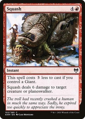 Squash KHM 152 Foil LP Magic: The Gathering