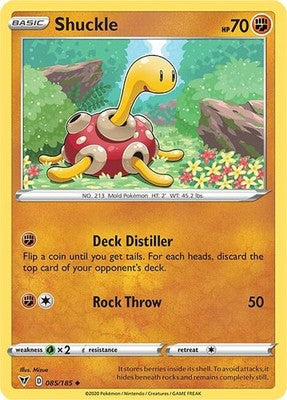 Shuckle 085/185 SWSH04: Vivid Voltage Pokémon TCG