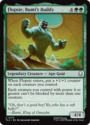 Flopsie, Bumi's Buddy TLA 179 Foil NM Magic: The Gathering