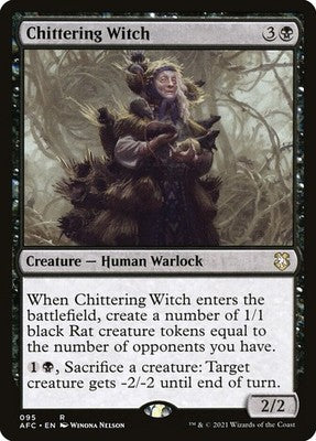 Chittering Witch AFC 95 NM Magic: The Gathering