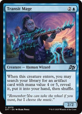 Transit Mage DFT 70 NM Magic: The Gathering