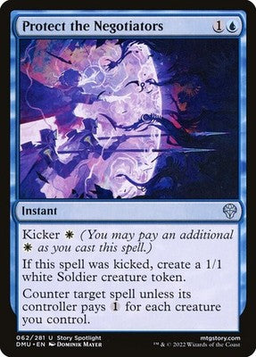 Protect the Negotiators DMU 62 NM Magic: The Gathering
