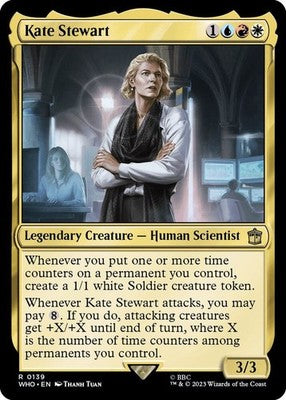 Kate Stewart WHO 139 NM Magic: The Gathering