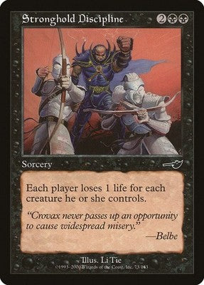 Stronghold Discipline NEM 73 NM Magic: The Gathering